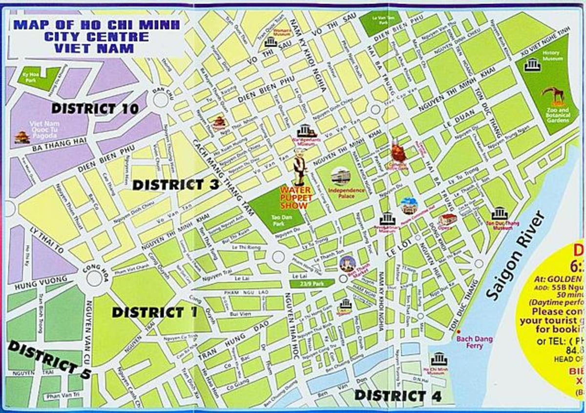 Žemėlapis ho chi minh city center"