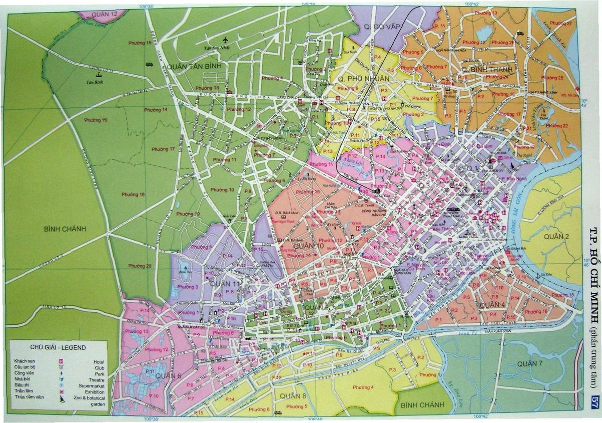 Žemėlapis ho chi minh street