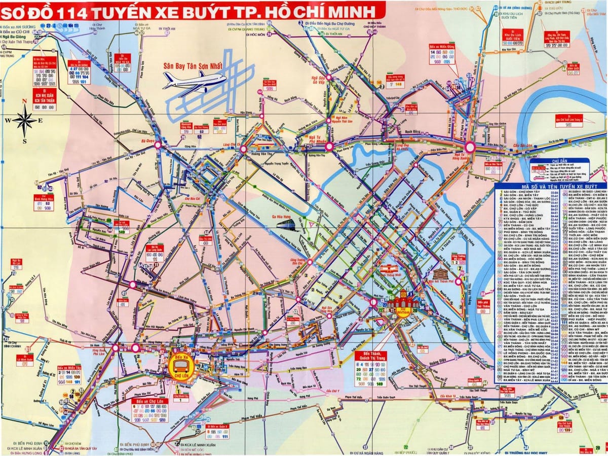 saigon gatvių žemėlapis