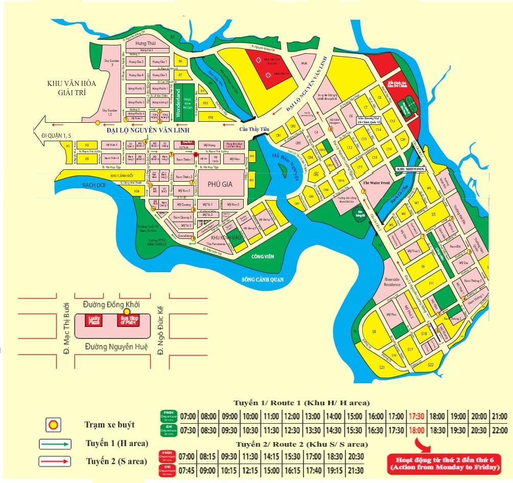 saigon miesto žemėlapis