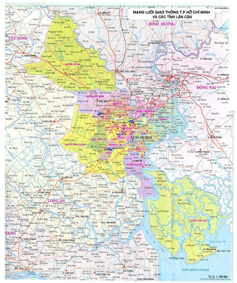Žemėlapis tp ho chi minh