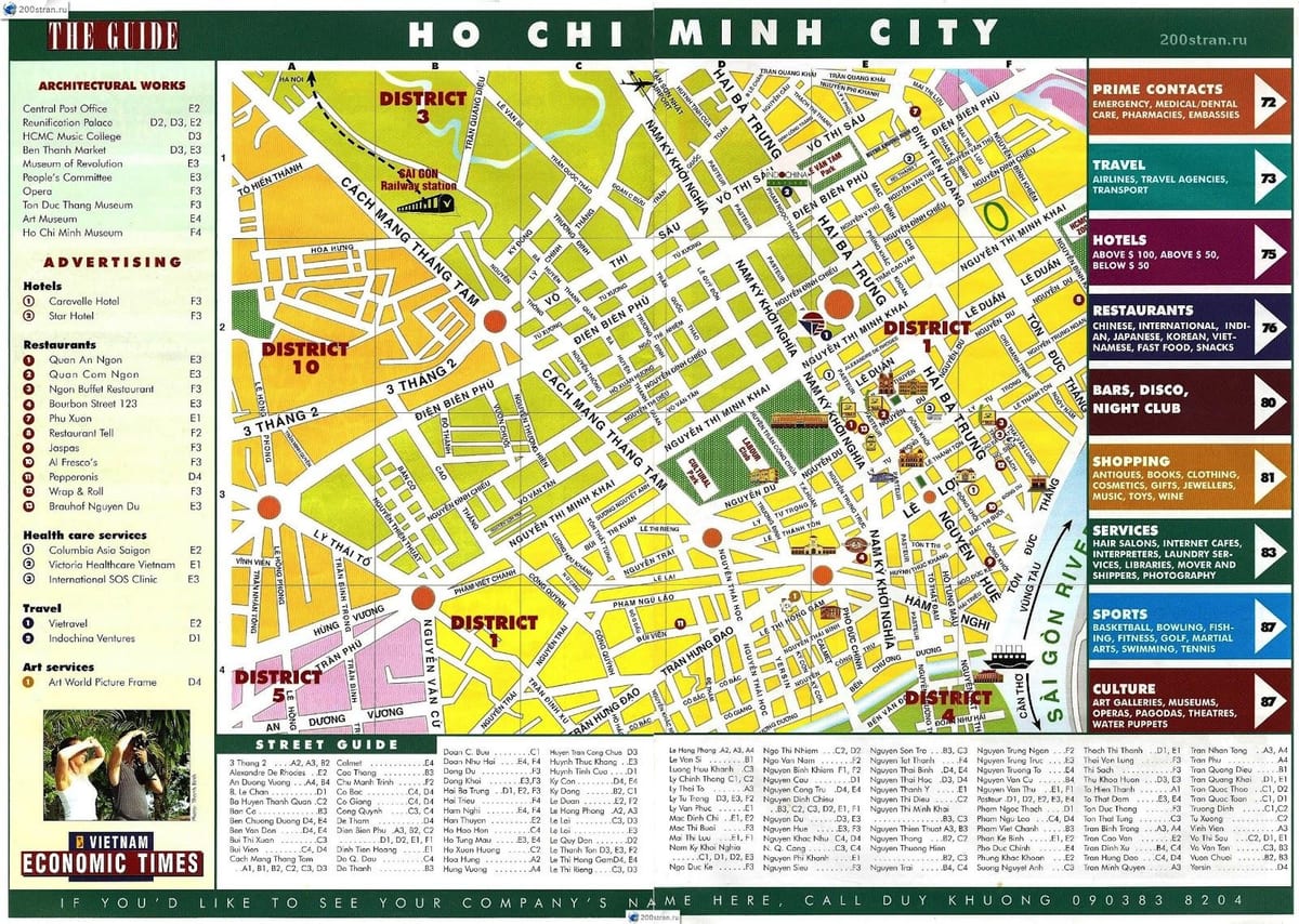 žemėlapis ho chi minh vietnamas
