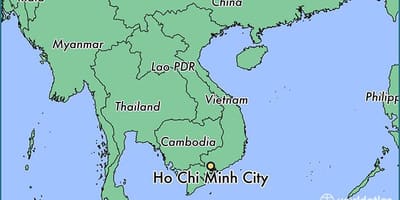 Žemėlapis ho chi minh city pasaulyje