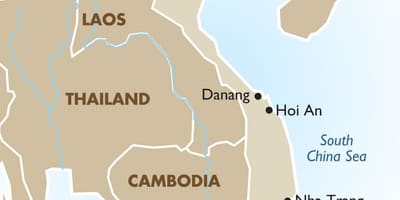 Vietnamo ho chi minh žemėlapyje